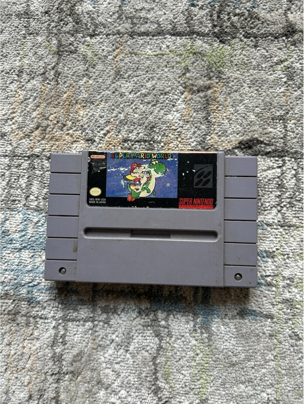 Nintendo Super Mario World - Nintendo SNES Game Cartridge NTSC-U/C US/CA